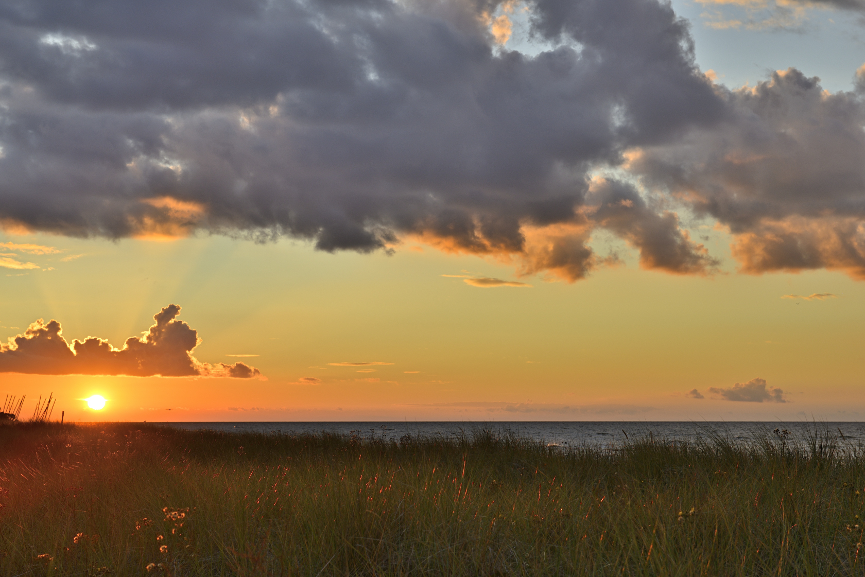 Sonnenuntergang an der Ostsee